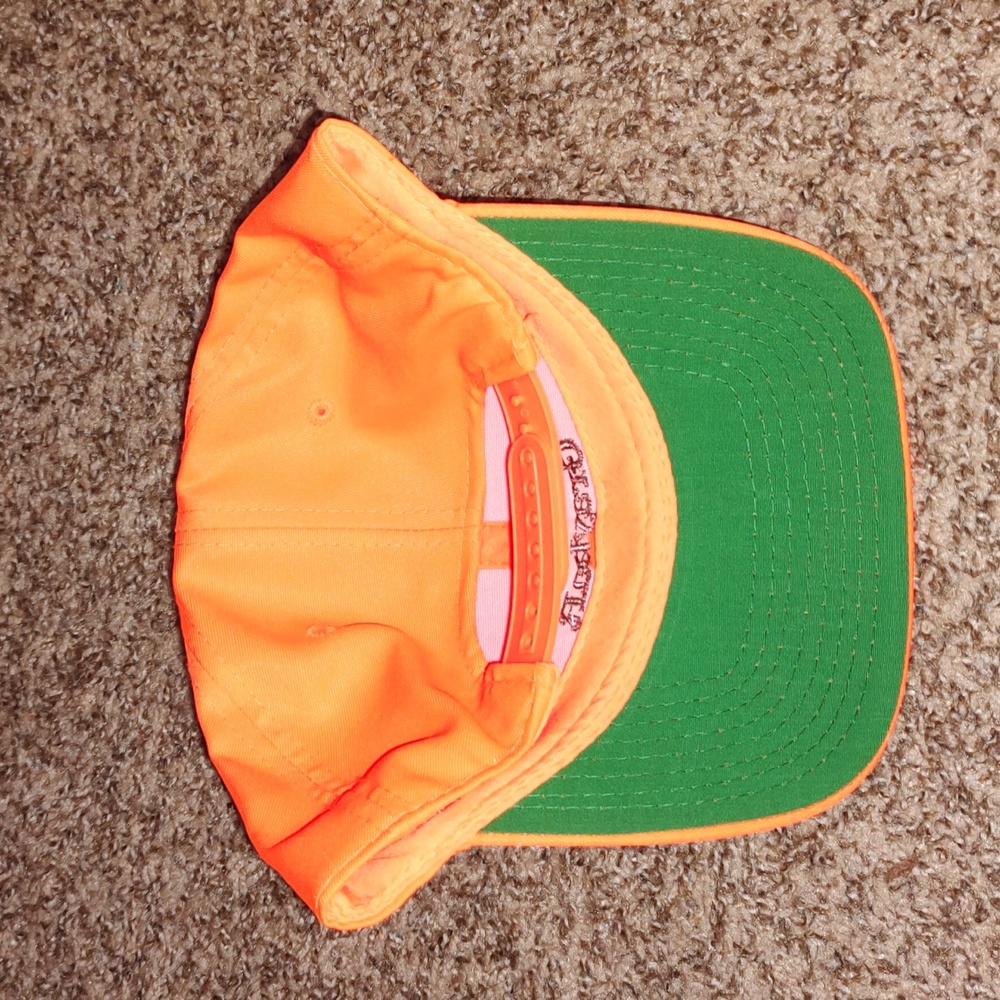 Graybar Neon Orange Baseball Adjustable Snapback … - image 4
